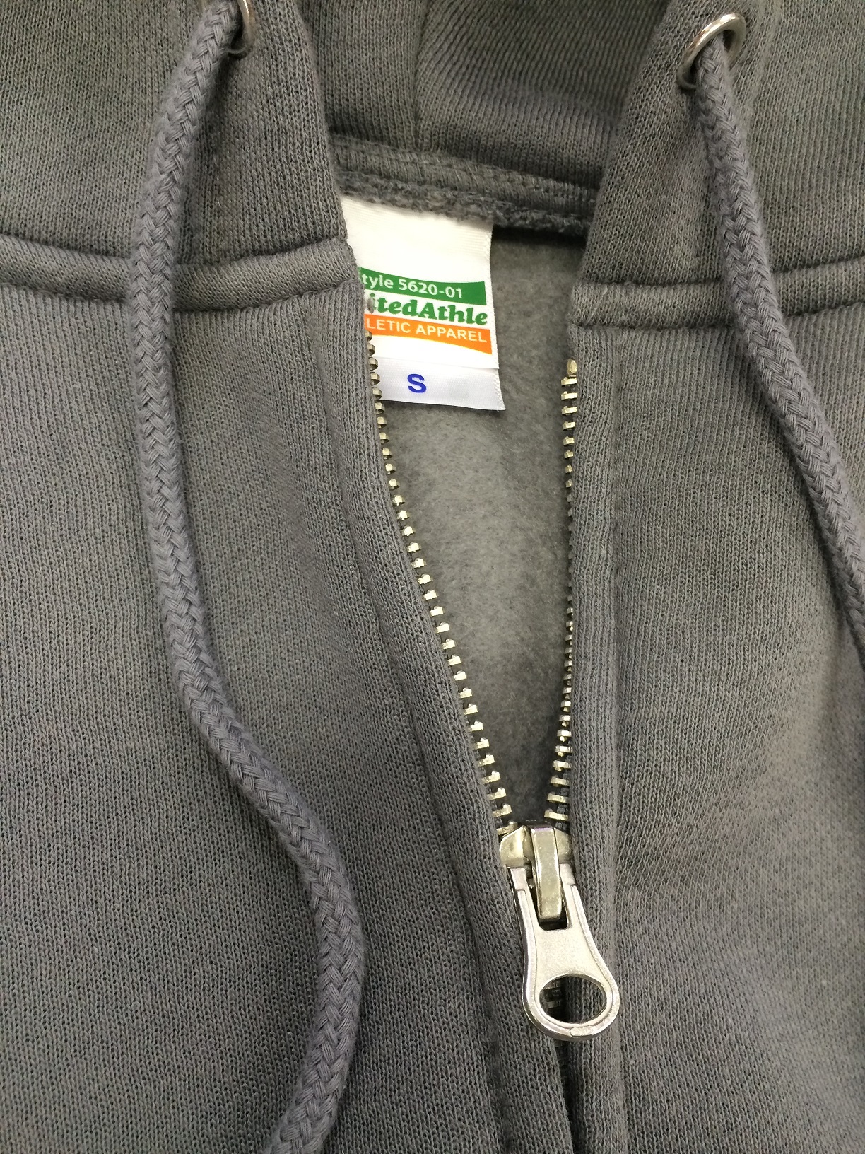 パーカーサイズ比較（5620-01 10.0oz裏起毛ジップパーカー Sサイズ 